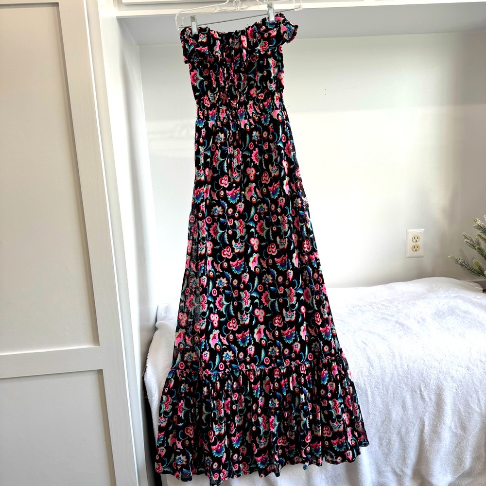 Juicy Couture strapless long dress
